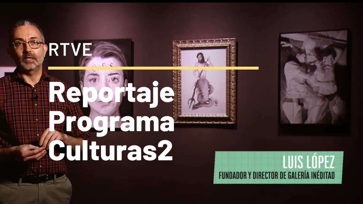 ineditad's tweet photo. Ayer el programa @Culturas2_tve emitió este reportaje que nos hicieron con motivo de nuestra expo CRÍTICO en el MEAM Museum. En él os cuentamos más sobre Inéditad Gallery y nuestra apuesta por el nuevo arte figurativo. ¡Disfrutadlo! 👇

https://t.co/JeovmOGDVn https://t.co/BRRK696Bco