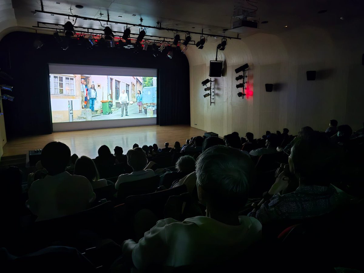 LUinBangkok's tweet photo. A great turnout for the 1st #LuxembourgMovieNight! 🇱🇺🎬
A full house enjoyed Little Duke by Andy Bausch and Luxembourg’s culinary delights. Thanks to @AFBKK, @filmfundlux &amp; @PaulThiltges for making it happen!✨ #CulturalExchange https://t.co/l5J9qZT0pO