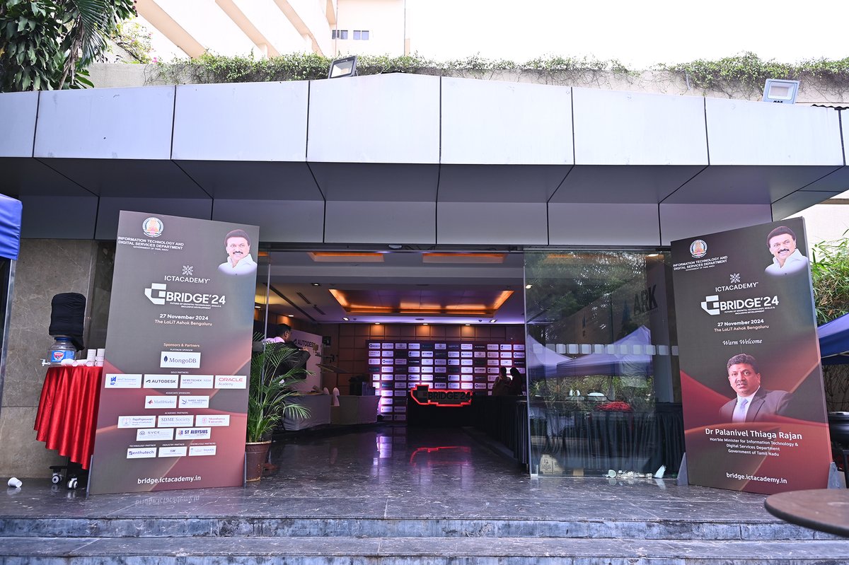 ictacademyindia's tweet image. The 62nd edition of ICT Academy Bridge 2024 is happening now! 

Under the theme Future of Growth: Technology, Skills &amp;amp; Inclusive Development, this renowned event serves as a dynamic platform where industry leaders, policymakers, and academic innovators unite to shape the future.…