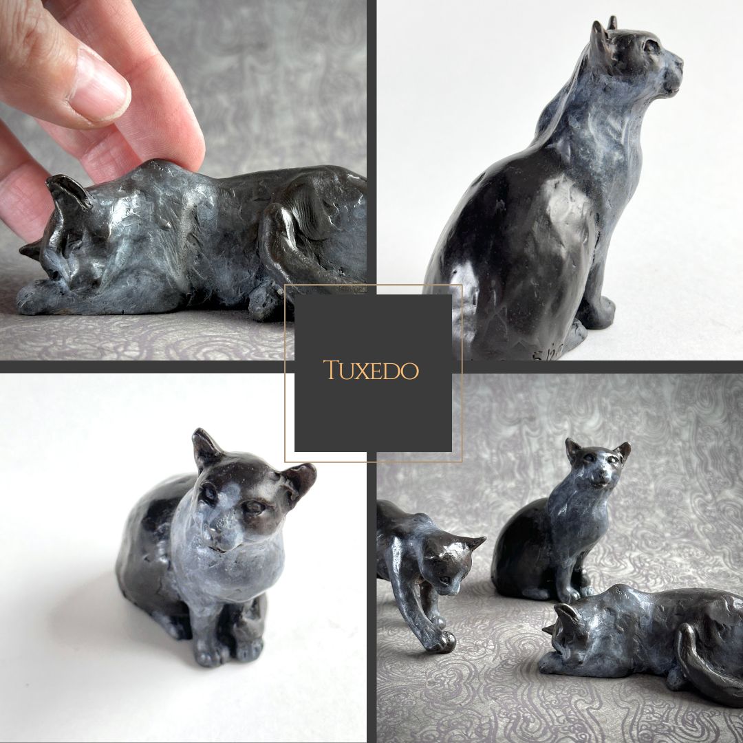 KindrieGrove's tweet photo. Oh the Delight! Mini Cats Fill the Studio. 
See all the Mini Cats in this year's Holiday Shop. Links are in the Studio Journal.
https://t.co/G4q780qFCP https://t.co/haMStJpM1m