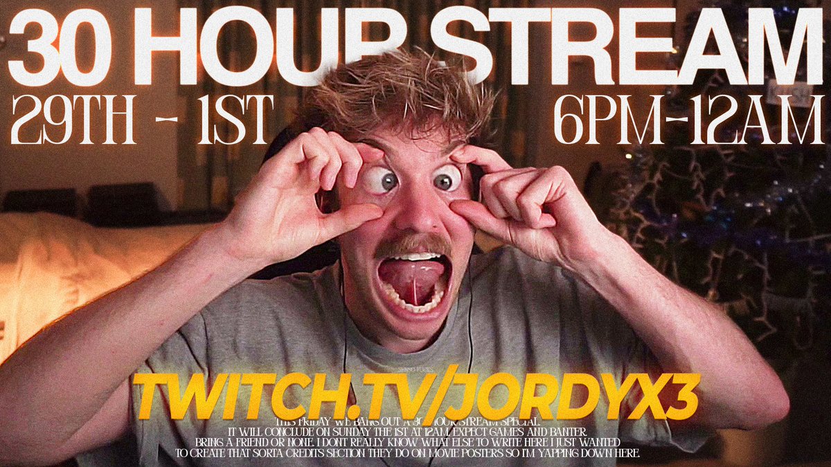 Jordyx3_'s tweet image. 30 HOUR stream this Friday

Starting Friday 6PM NZDT - Sunday 12AM NZDT

All sorts of content and giveaways!