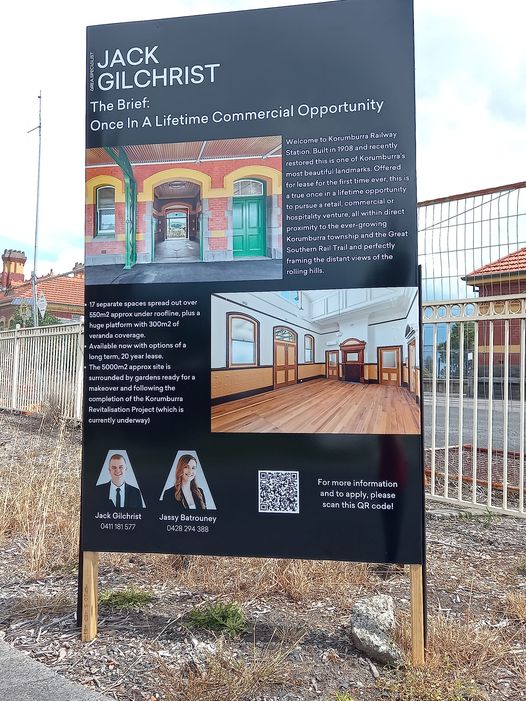 PeterGleeson5's tweet photo. @Railmaps Fancy buying a railway station? Korumburra just came on the market apparently https://t.co/ZYYJ7Fq0B6