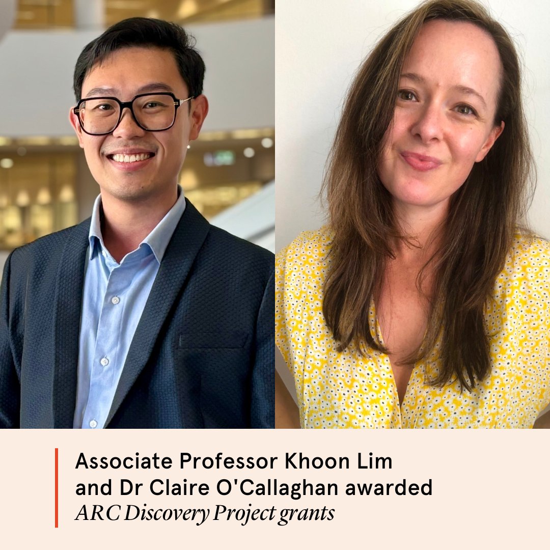 Sydney Health (@syd_health) on Twitter photo Congratulations to Associate Professor Khoon Lim <a href="/Khoonono/">Khoon Lim</a> and Dr Claire O'Callaghan <a href="/C__OCallaghan/">Claire O'Callaghan</a> who have received <a href="/arc_gov_au/">Australian Research Council</a> Discovery Project grants! ๐
Read more: tinyurl.com/mry5fbtz
#LeadershipForGood Congratulations to Associate Professor Khoon Lim <a href="/Khoonono/">Khoon Lim</a> and Dr Claire O'Callaghan <a href="/C__OCallaghan/">Claire O'Callaghan</a> who have received <a href="/arc_gov_au/">Australian Research Council</a> Discovery Project grants! ๐
Read more: tinyurl.com/mry5fbtz
#LeadershipForGood