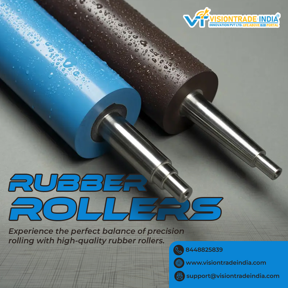 VisionTradeInd1's tweet image. Get durable rubber rollers that are engineered to achieve smooth and reliable results in each rolling. 
#RubberRollers #IndustrialTools #IndustrialRubberRollers #RubberRollerSuppliers #PrintingRollers #BulkPurchase #WholesaleDeals #BulkOrders #VTI #B2BPortal #lifeaboveb2bportal