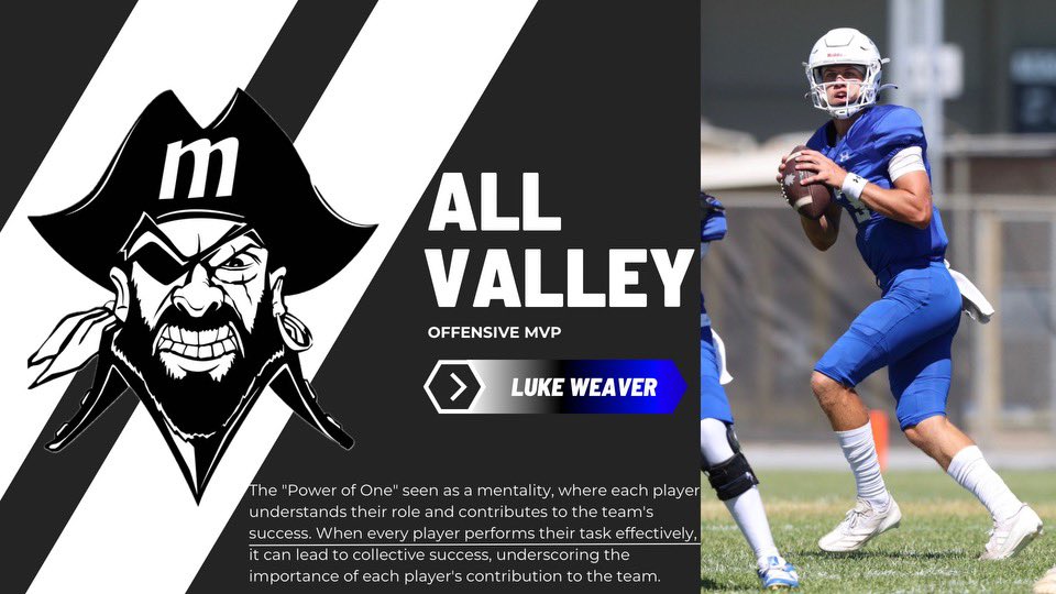 Blessed to be named back to back Valley Conference Offensive MVP! <a href="/MJCFootball/">MJC Football</a> <a href="/CoachAbbasi/">Coach Abbasi</a> <a href="/coachZHollis/">Zach Hollis</a>