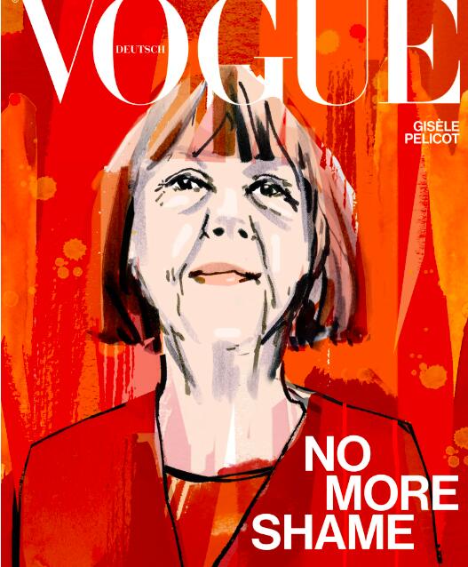 Magnifique Une de Vogue Allemagne: hommage à la dignité et au courage de Gisèle Pelicot limportant.fr/infos-societe/… #Société