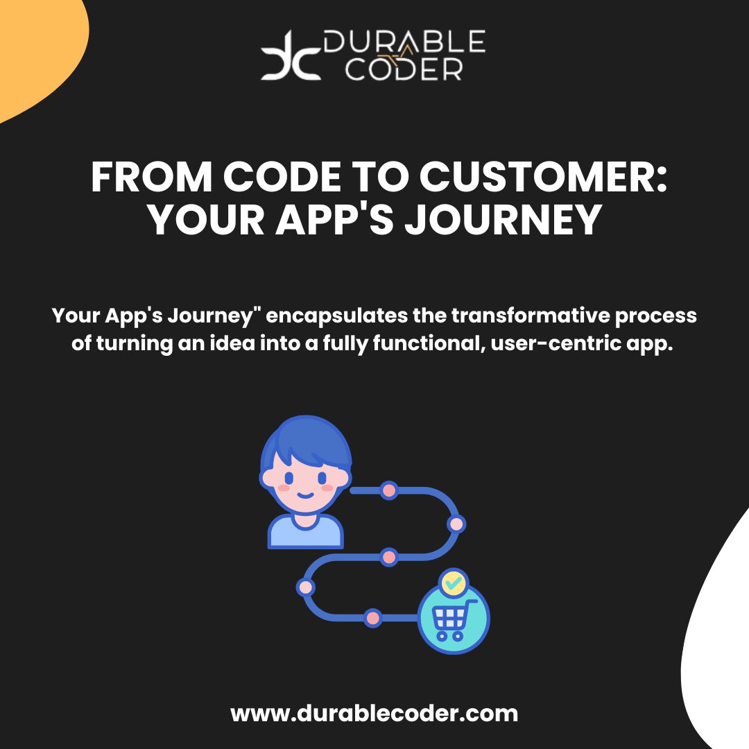 durablecoder's tweet image. ✨From Code to Customer: Your App's Journey! 🚀
Transforming ideas into reality! At Durablecoder, we craft apps that not only function seamlessly but also captivate your audience. #AppDevelopment #WebDesign #TechInnovation #Durablecoder
