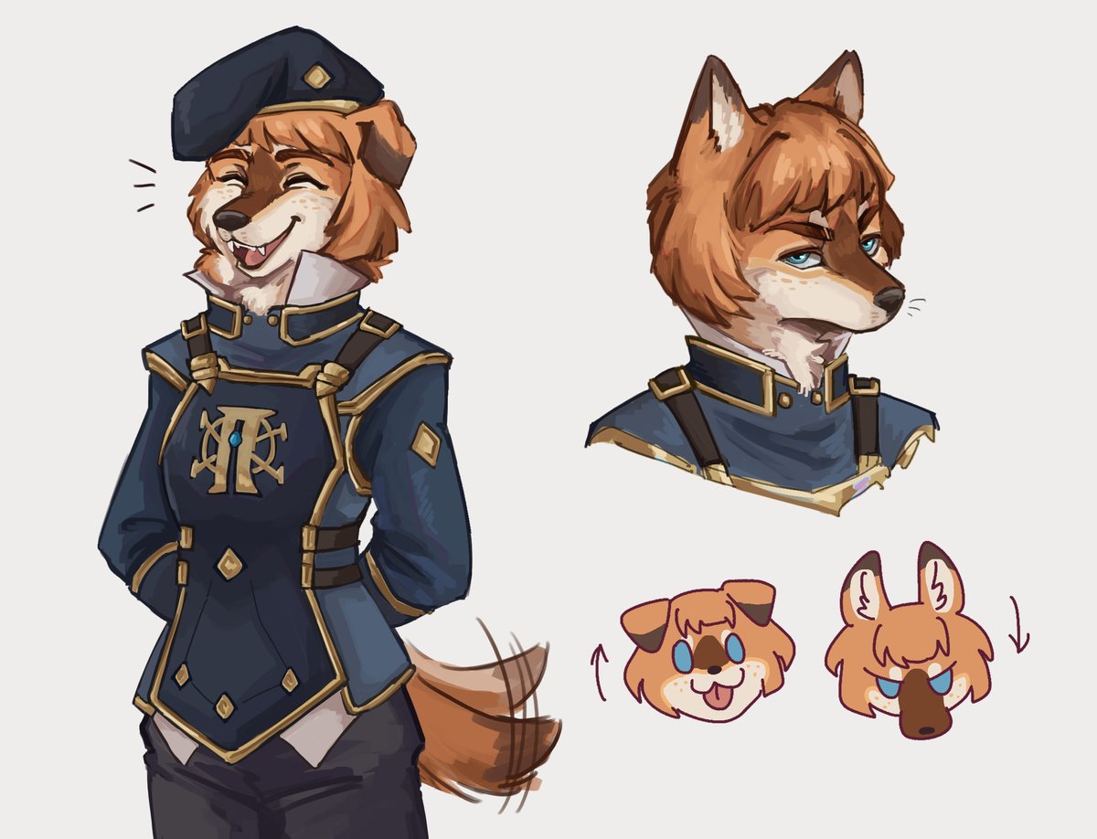 Maddie
【感觉是装狗的橘毛小狼