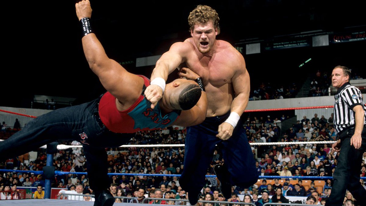 WWFWrestling1's tweet photo. πΈ WWF Action Shot! #WWF #WWE #SavioVega #IsaacYankem https://t.co/510m2tAeeY