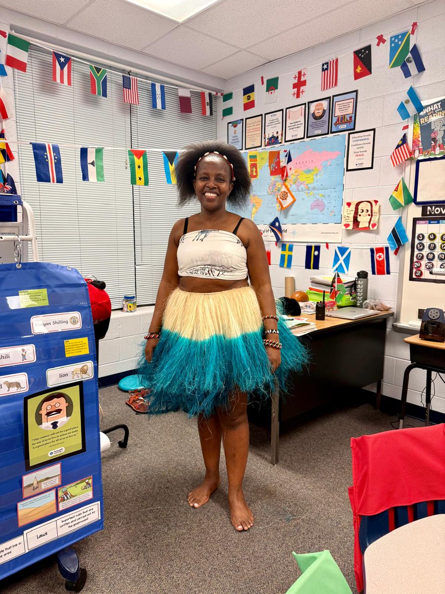 AkinyiOkadoh's tweet photo. Multicultural Day at WRES! Loving every experience of being a Global Ambassador Teacher impacting lives with @ParticipateLrng #unitingourworld @PWCSNews @KhanLauren96804 @rachelgamble999 Thank you! https://t.co/YiKw32asd8