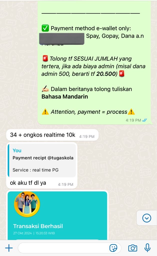 Ujian mandarin⁉️ Joki real time aja sama <a href="/tugaskola/">ALL ABOUT CHINESE</a>
-ujian
-tugas
-essay
-translate
-translate CV mandarin
wa.me/6285659079625

#jokimandarin #zonakuliah #zonajoki #zonauang #zonajajan #ZonaBA