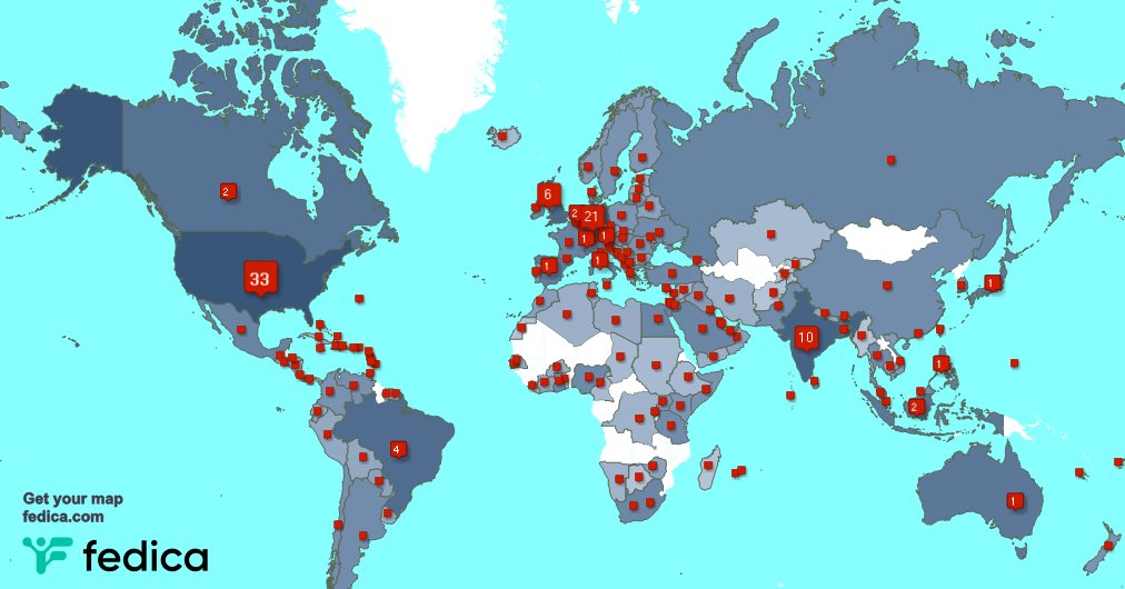 Special thank you to my 11 new followers from New Zealand, and more last week. fedica.com/!FrankGaul
