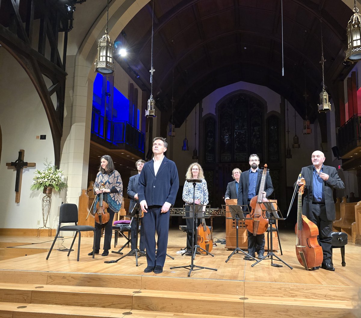 KodalyBC's tweet photo. Transported to early Baroque Germany (and nearby) with the brilliant @iestyn_davies and @FretworkViols at @EarlyMusicVan this evening. Wonderful musicians! https://t.co/OK36gbFp92