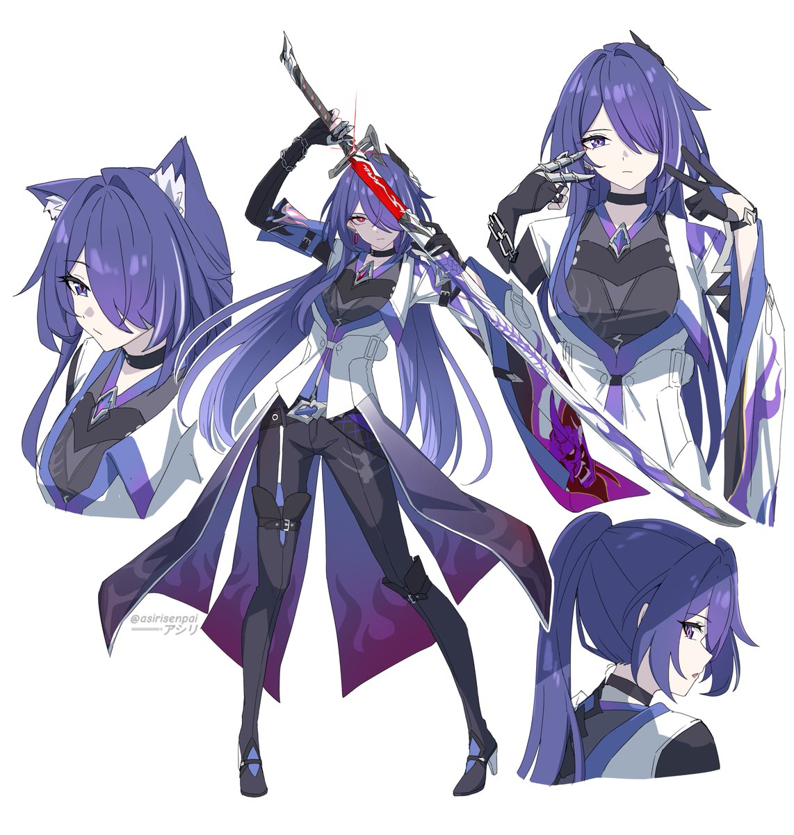 asirisenpai's tweet photo. acheron part  2
#Acheron #崩壊スターレイル #HonkaiStarRail #黄泉 https://t.co/5ZXoDvwH66