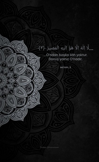 Ayet1Hadis's tweet photo. “...Dönüş yalnız O'nadır.”

◽️Mü'min, 3 https://t.co/PPz9k8smuW