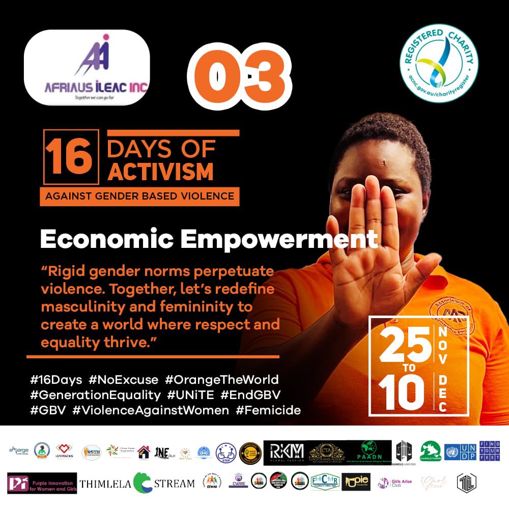 Day 3 of the #16DaysOfActivism.
Join the movement by sharing stories, spreading awareness, and supporting organizations working to end gender-based violence. Together, we can make a difference!
#EndViolence #GenderEquality #16DaysAgainstGBV