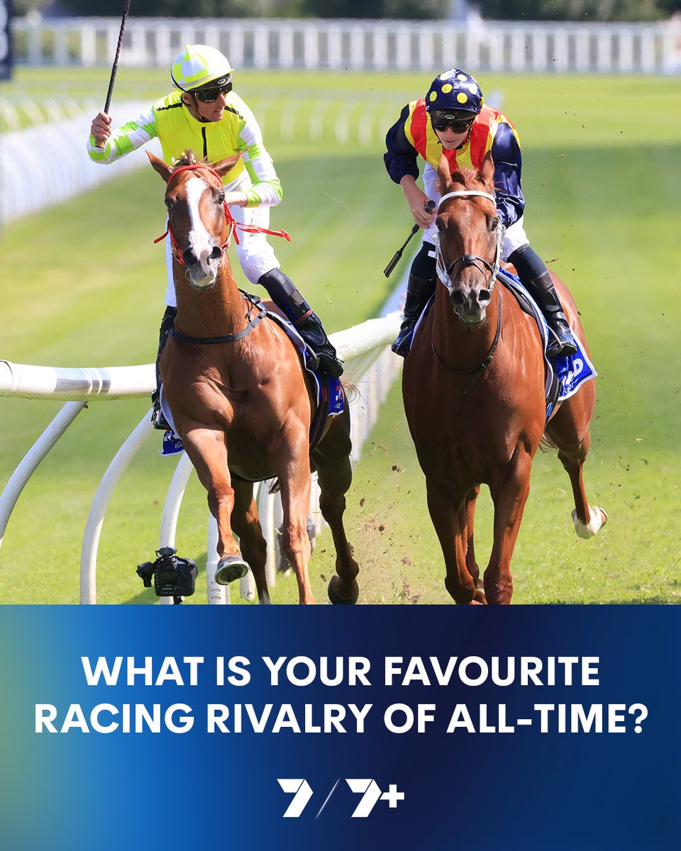 Nature Strip 🆚 Eduardo, Sunline 🆚 Northerly and Addeybb 🆚 Verry Elleegant just to name a few... 

What has been your favourite horse racing rivalry? ✍️