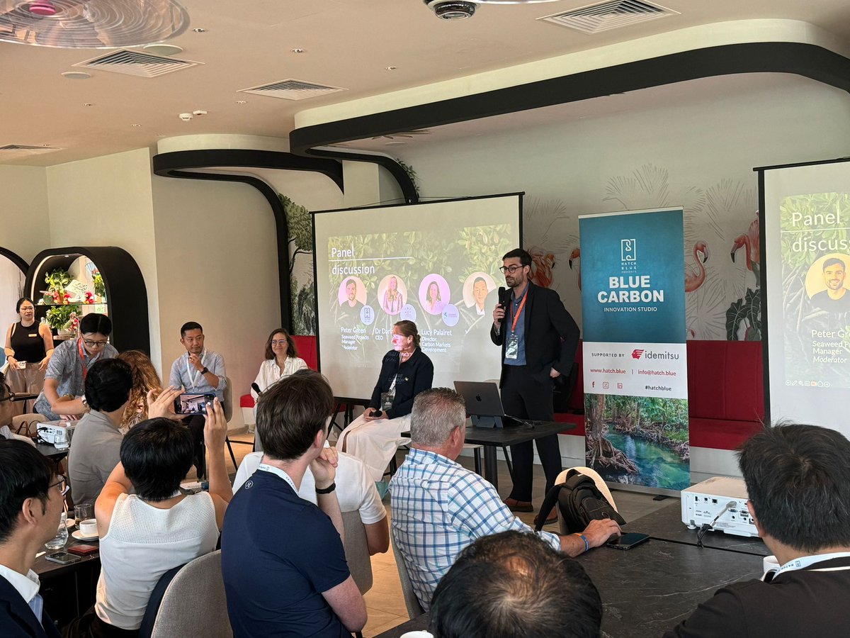 Last week, 120 blue carbon investors, policymakers, and ecosystem developers convened at Bird Paradise, Singapore, for the final day of our two-week blue carbon innovation studio...

Thank you to all mentors who supported these teams over the last few weeks. Onwards &amp; upwards!