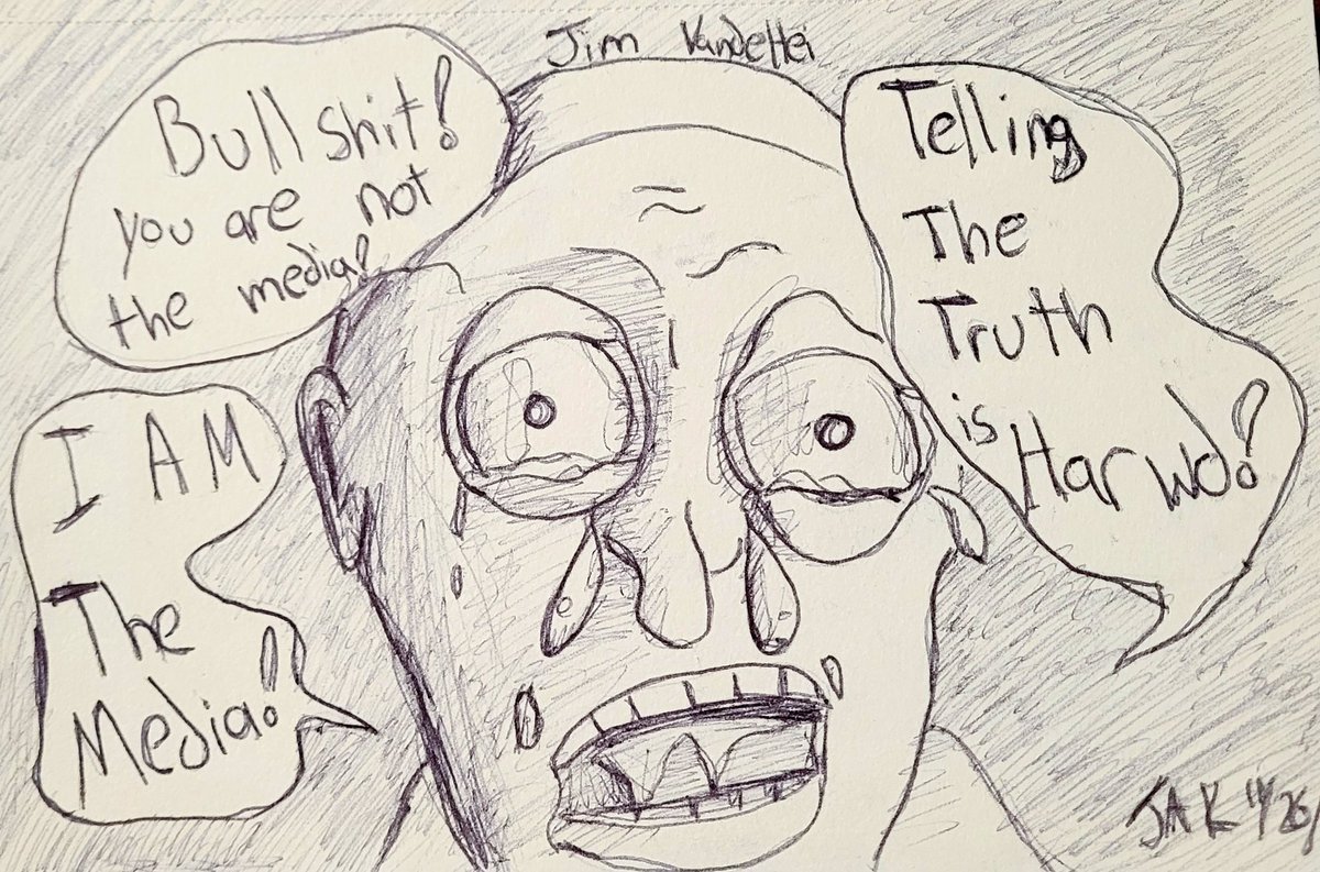Jakesart101's tweet photo. Scumbag CEO and P. Diddy both agree telling the truth is hard... #JimVandeHei #TrustUs #NotYourself #ElonMusk #X #Trending #media #comic #drawing #art #artist #leftist #liberal https://t.co/N9JPLrO8Sp