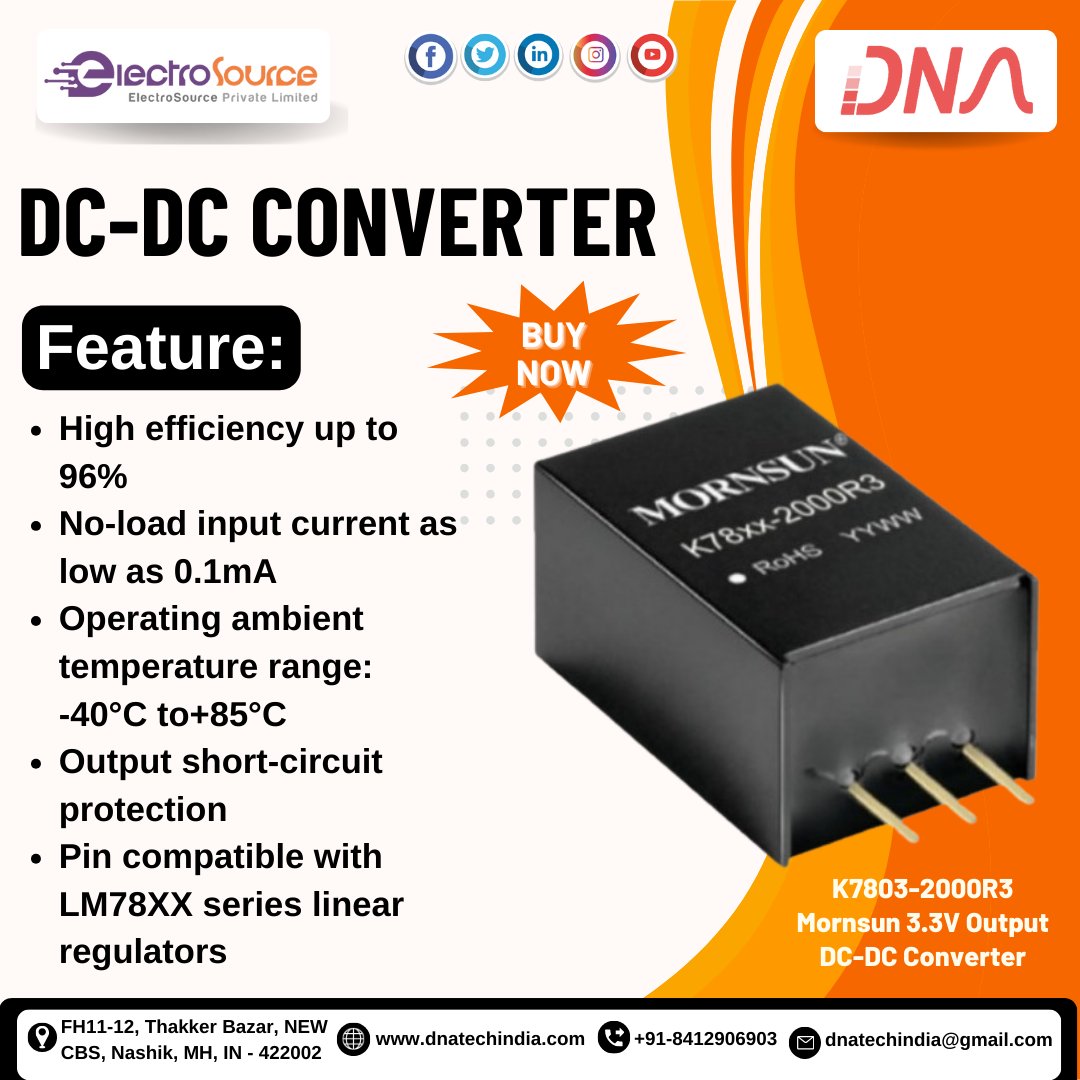 DC-DC Converter

K7803-2000R3 Mornsum 3.3V Output DC-DC Converter

#dc #dcconverter #mornsum #output #high #efficiency #up #no #laod #current #low #operating #ambient #temperature #range #output #short #circuit #pin #series #linear #nashikcity