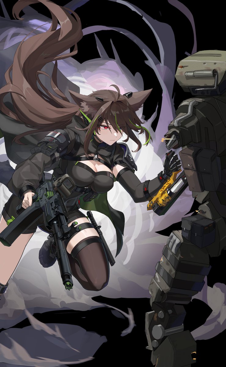 #AK15 #ドールズフロントライン #少女前线 #少女前线2
甲方的原创角色，参考了少前里的机器人作为敌人