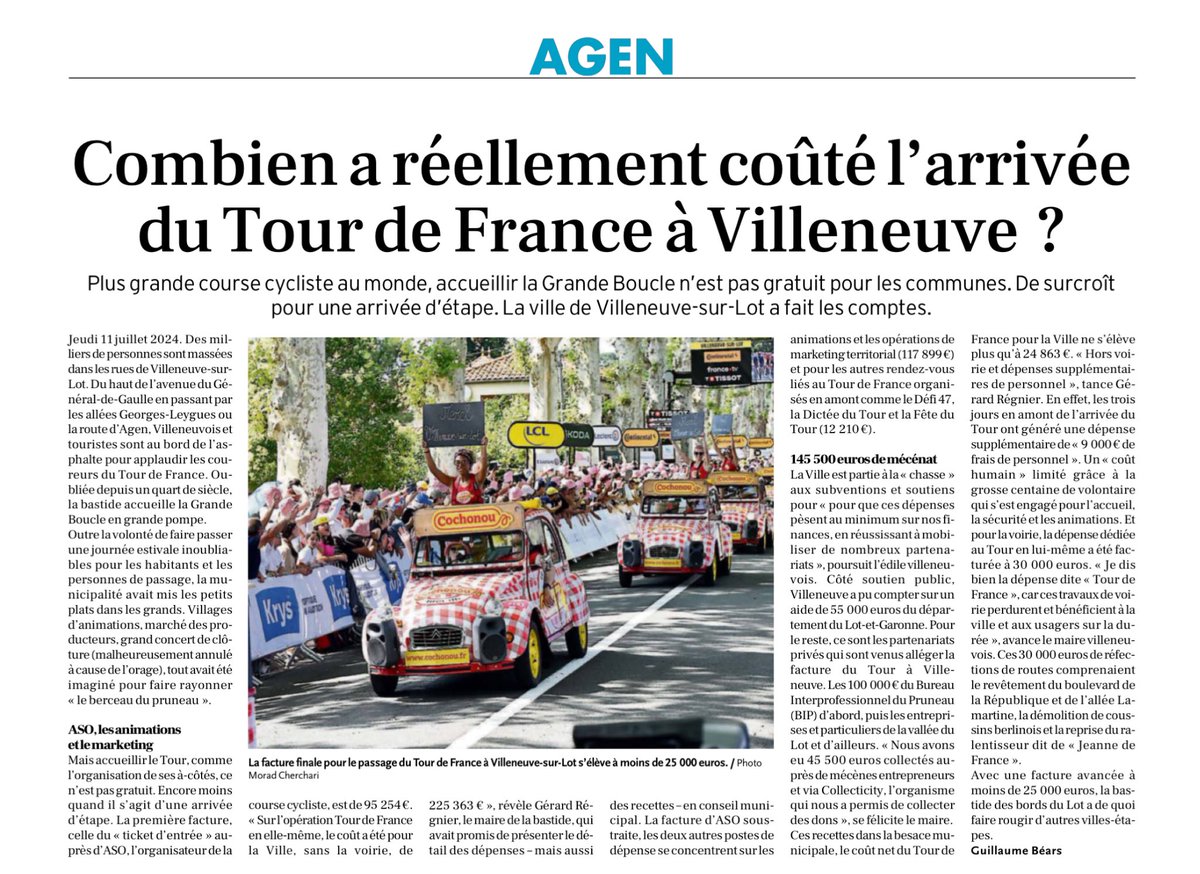 De là à penser que Villeneuve est dans l’Agglomeration d’Agen, il n’y qu’un pas ! 😉 ⁦<a href="/petitbleuagen/">Le Petit Bleu d'Agen</a>⁩