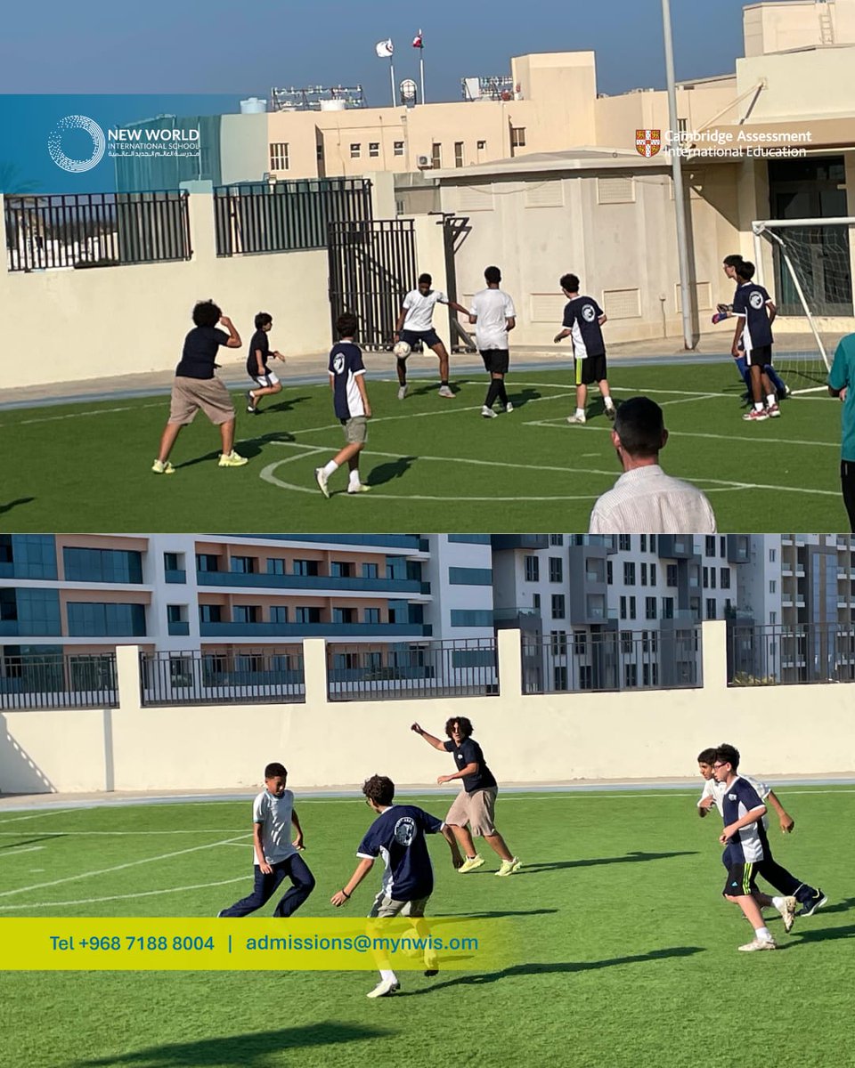 nwismuscat's tweet image. Today our mixed basketball team (G9 &amp;amp; G10) and our G8 boys football team took part in a friendly competition
with the Lycee Français in Muscat. We as a school community are very proud of their performance and attitude.
#sports #SkillsLearning