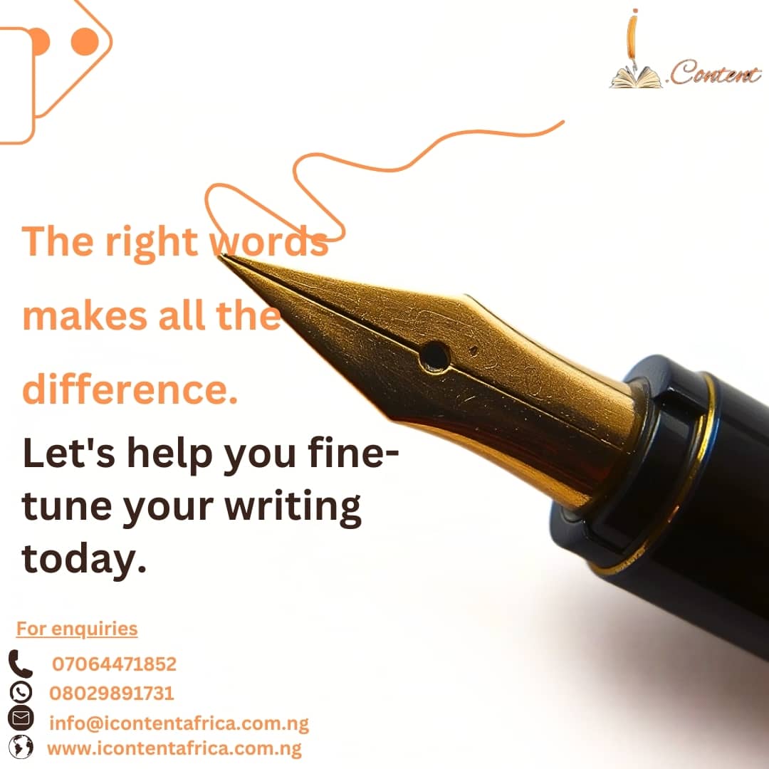 icontentafrica's tweet image. What&apos;s your writing challenge?

Ask your burning questions about writing in the comments.

#writingservice #ghostwritingservice #icontentafrica