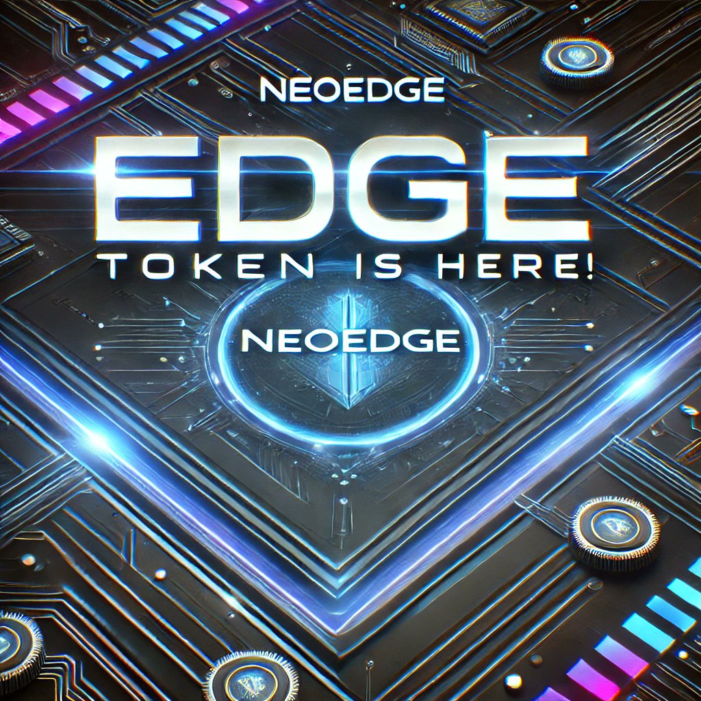 Introducing EdgeToken.
Your ticket to the edge of innovation. 🚀✨
Earn it. Use it. Shape the future with us.
NeoEdge is more than a vision — it’s your opportunity to step beyond.

#NeoEdge #EdgeToken #Innovation #AI #Future