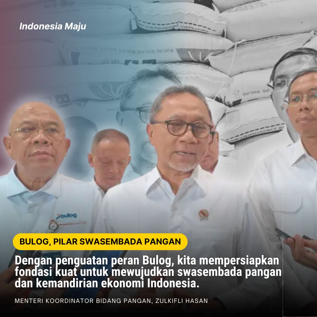 mohoninfotuan's tweet image. Presiden Prabowo merestui penguatan Bulog untuk mendukung ketahanan pangan nasional. Langkah besar menuju Indonesia mandiri pangan! 🇮🇩🌾 #IndonesiaEmas #ProgramPresiden #PresidenPrabowo #SwasembadaPangan #AstaCita #PertanianMaju #KetahananPangan