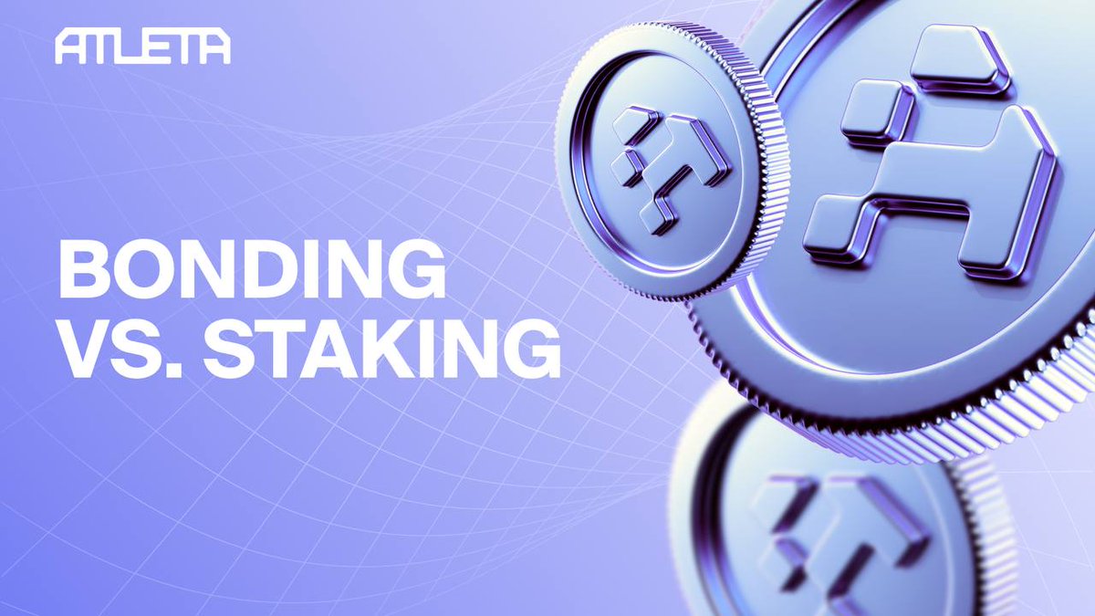 🌐 Bonding vs. Staking: What’s the deal?

Staking: Lock your tokens, earn rewards, save the world. Easy.

Bonding: Lock your tokens, wait a bit, then save the world. Patience.

Think you’ve got what it takes? Dive into our testnet 👉 app-olympia.atleta.network