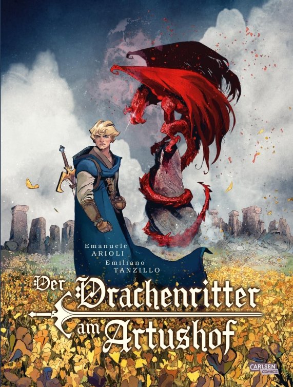 Comicleser's tweet image. &quot;Der Drachenritter am Artushof&quot; im @carlsen_verlag, nach einem neu entdeckten Mittelalter-Roman; von Emanuele Arioli @emanuele_arioli  &amp;amp; Emiliano Tanzillo; Rezi: comicleser.de/?p=13103
#fantasy #Arthur #artus