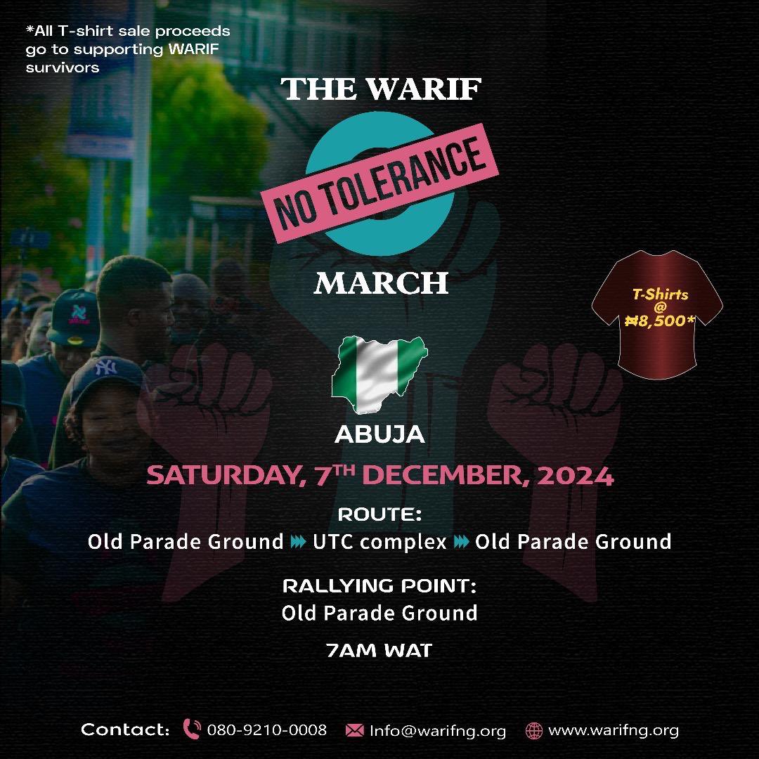 Every step counts in the fight for justice, equality, and safety for all. On the 7th of December, we march to end Gender-Based Violence! Join us this #16Days of Activism to demand a world free from violence. #EndGBV #16Days #NoExuse