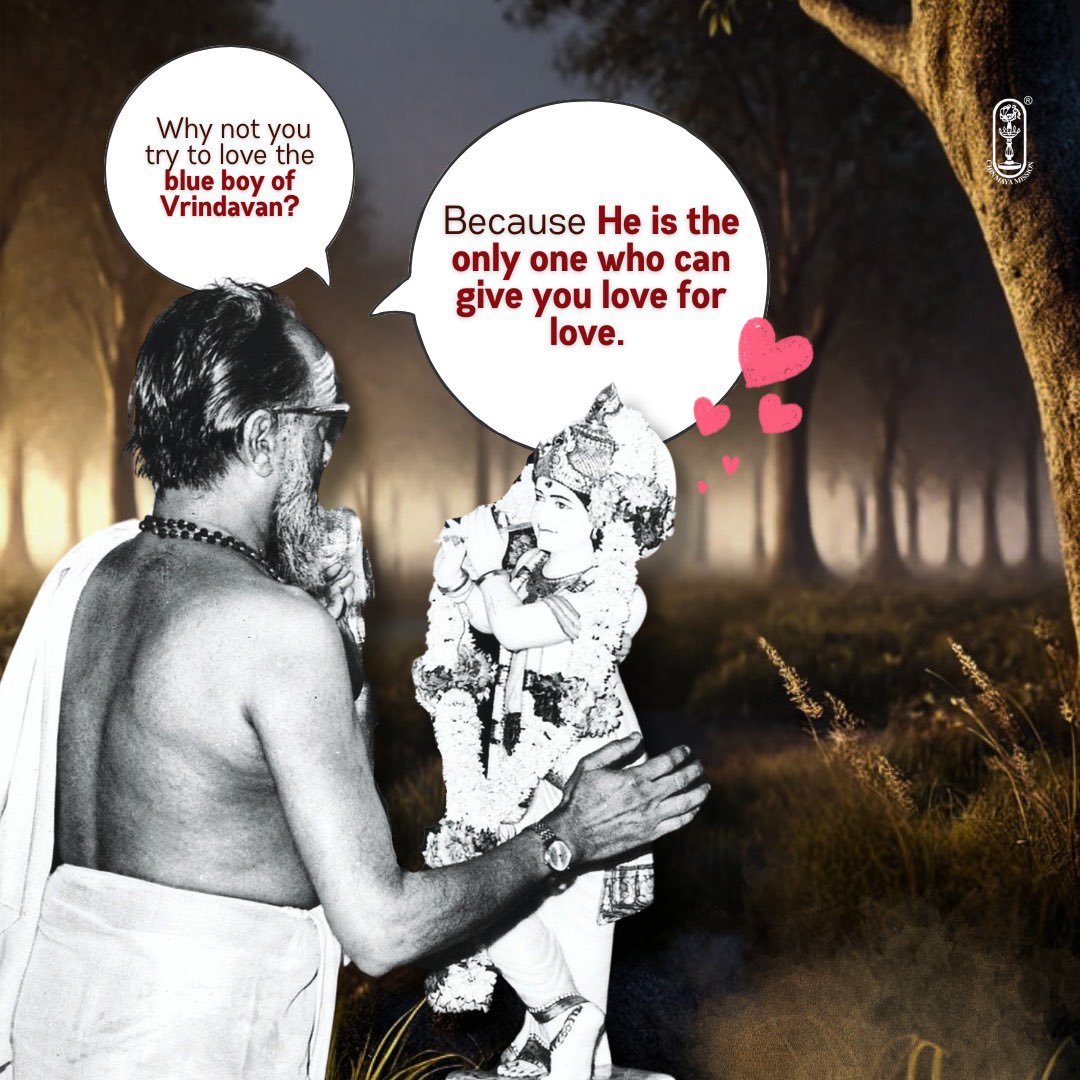 Chinmayananda's tweet image. A devotee asked Gurudev that she been disappointed in her life by everyone on whom she has poured love on. 

#chinmayamission #swamichinmayananda #disappointment #disappointed #breakups #rejection #vrindavankrishna #krishnakrishna