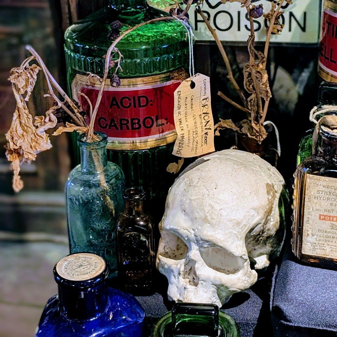 Introducing "Acid: Carbol"—the go-to antiseptic for Victorian surgeons! 🧴💚 Housed in a striking green bottle with elegant ridges, this powerful carbolic acid was essential for disinfecting wounds and surgical instruments. 

Pioneered by the renowned su… instagr.am/p/DC34O9fNhWi/