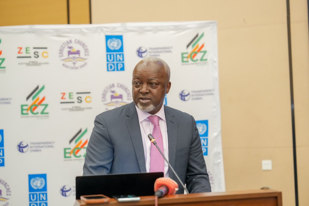 wakiaga's tweet photo. The ball is rolling on the highly anticipated Zambia Electoral Stakeholders Conference in Lusaka! #ZESC2024 tackles 🔑topics like inclusion, campaign financing &amp; electoral malpractice

Wishing attendees fruitful deliberations — together, we are strengthening our democratic future https://t.co/RQ3gwfThFN