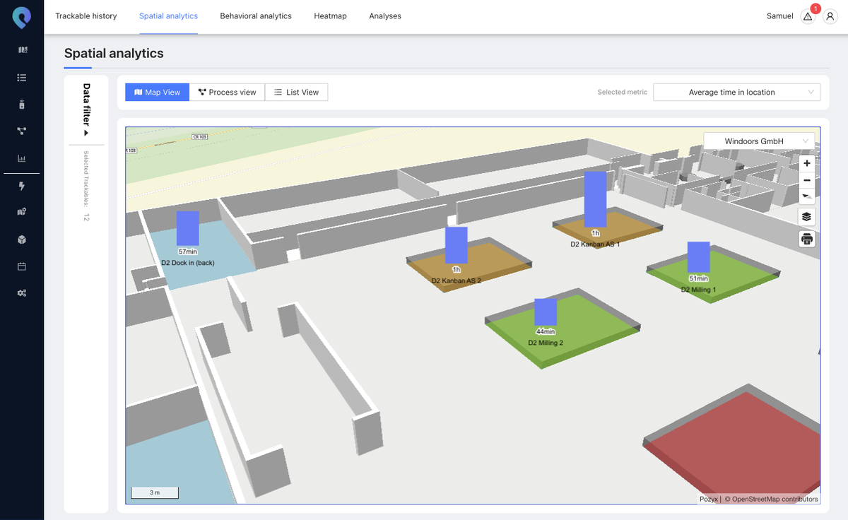 Product update! 🙌

Moving from 2D to 3D to represent indoor spaces in our location tracking platform! 

#mapping #digitaltwin #3d #rtls
