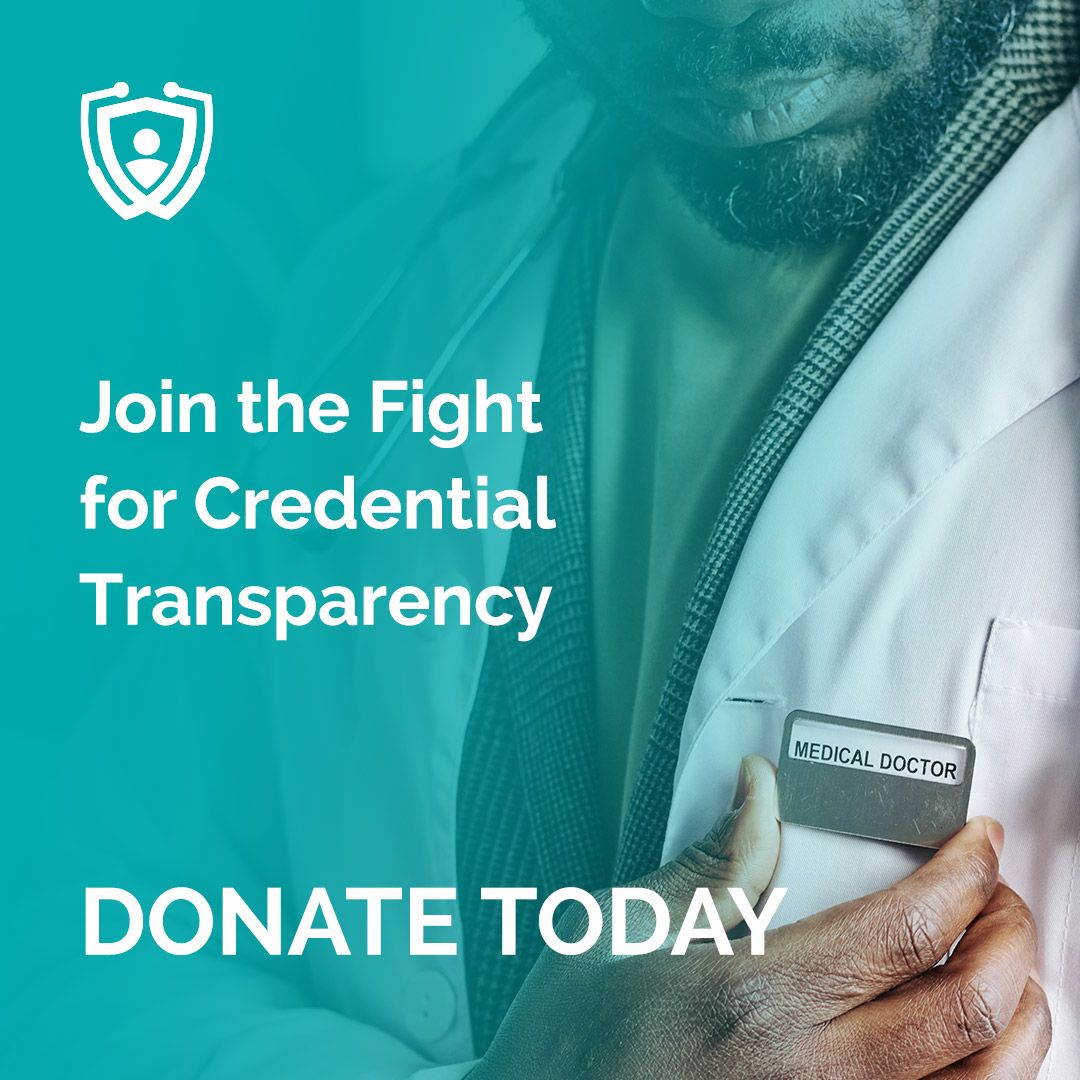 We’re proud of our impact in Georgia. Our advocacy led to the passage of The Healthcare Practitioners Truth and Transparency Act.

Why this matters: Studies show nearly 50% of patients are confused by healthcare titles.

DONATE TODAY! buff.ly/40QyScO