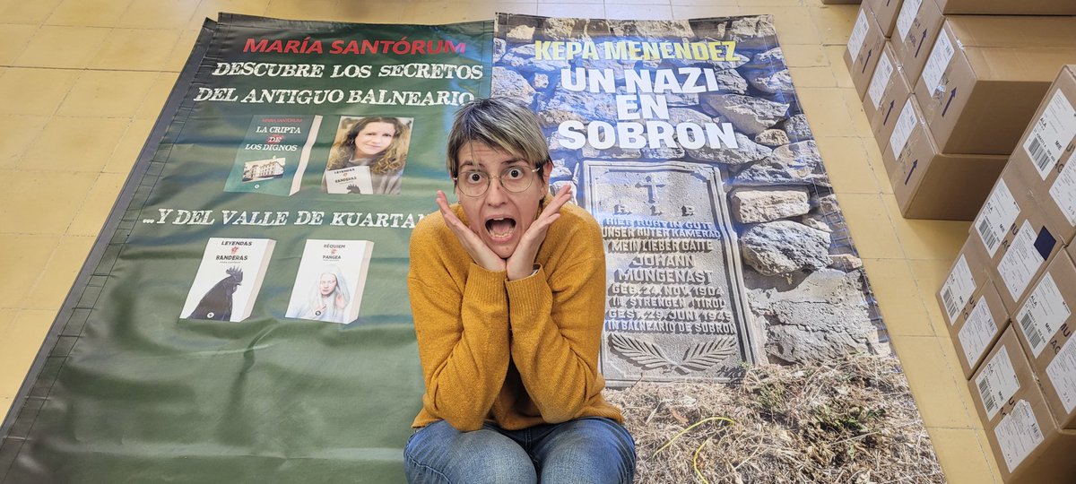 UzanzaEditorial's tweet photo. 🎨 Acaban de llegar las nuevas lonas para decorar nuestro huequito en Durangoko Azoka. Han quedado genial, no os costará encontrarnos. Recordad, del 5 al 8 de diciembre en los stands 57 y 58 de Goienkale 🔥
#durangokoazoka https://t.co/v394LtShnd
