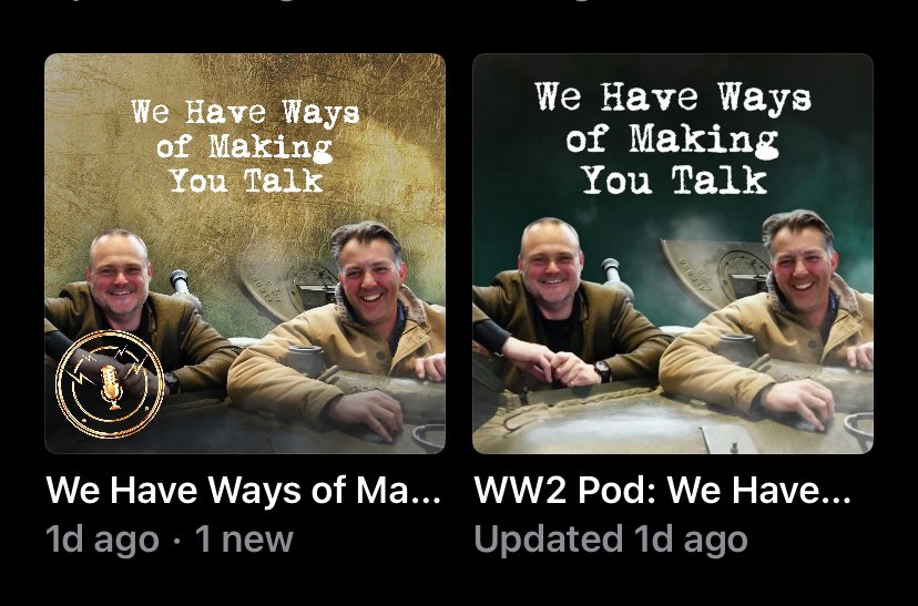 Surely I’m not the only one that has listened to every episode at least twice? Those sunny days of lockdown seem so far away now. #warwaffle 🪖🎧