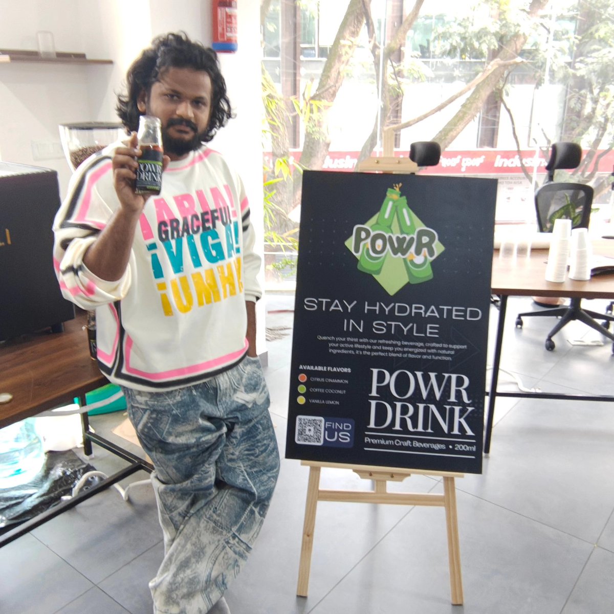 Content creation is a hard job. We ensured that the creators at the Lit School are at their best throughout the day, sipping on PowrDrink and rolling out their best work.