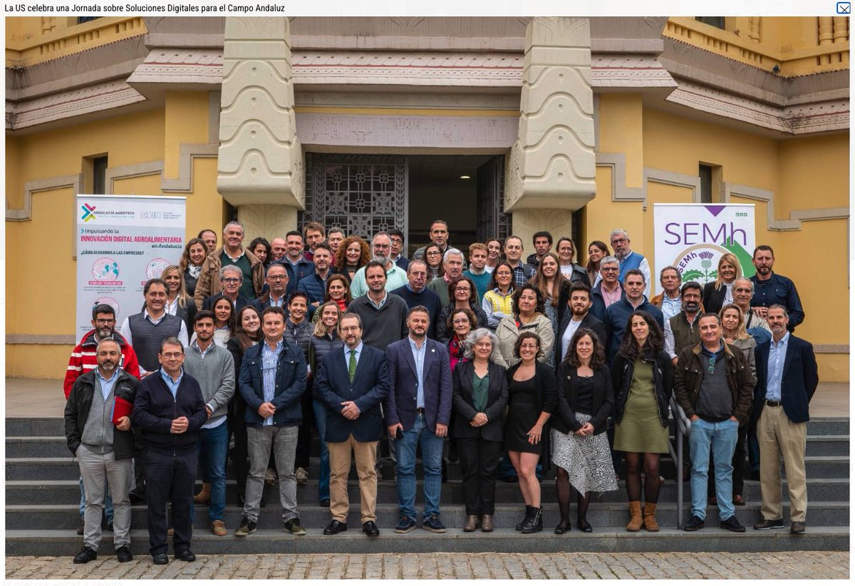 SmartBioLab's tweet photo. 📰En la jornada del pasado día 21 avanzamos hacia soluciones más innovadoras para mejorar la #sanidad vegetal con #precisión #eficacia y #seguridad 

Gracias a los asistentes y a los grandes profesionales que participaron 👏

https://t.co/odEIWRC3ut 

@unisevilla @DIHAndAgrotech https://t.co/BNN8FdSQG9
