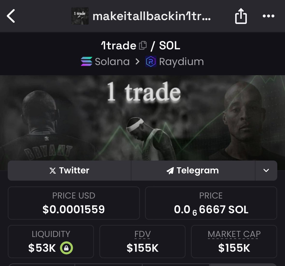 cryptolaanie's tweet photo. $1trade
This WILL send.
Don’t forget who told you first.
#1trade https://t.co/hi0V8NrqsK