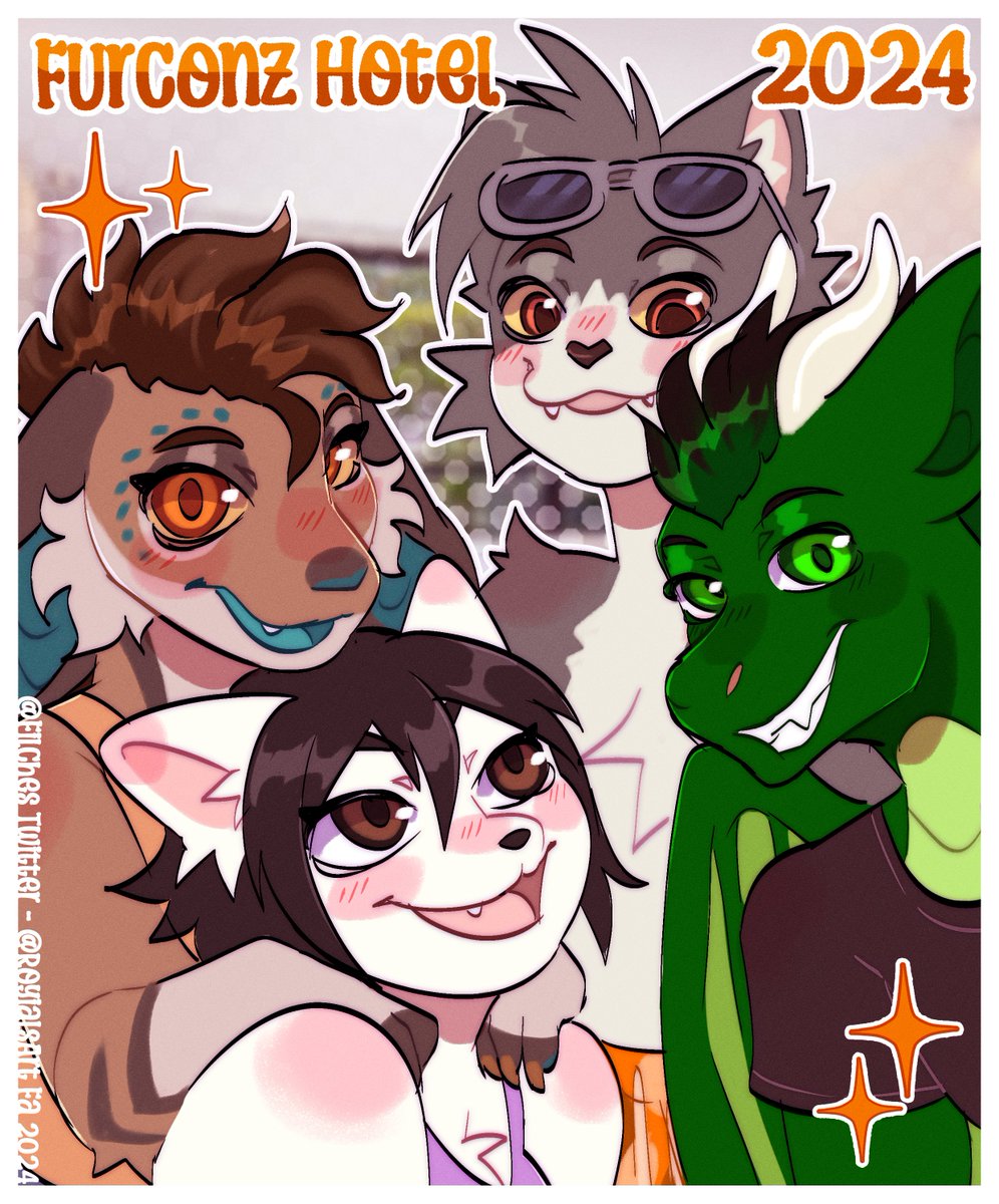 What an amazing furcon!!!
10/10 would go again!

Piece inspired by Scrumpygoat!~
#furconz