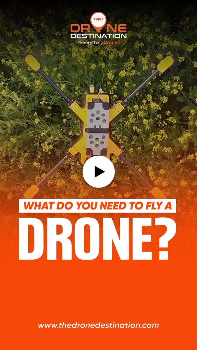 dronedstn's tweet photo. What you need to fly Drones? 

Check Video to know ! https://t.co/p5LQf6UFtl