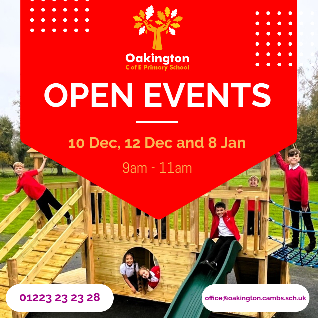 We are holding more drop-in Open Events for parents of children who are starting Reception in September 2025. Please come along and see our school in action! No need to book.