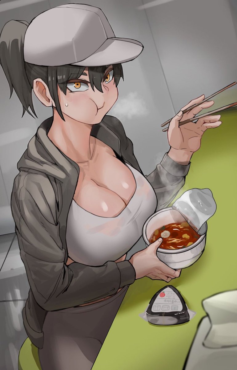 “Is something the matter?”

Delilah spoke after shoving food into her mouth lightly chewing

#Mvrp #Openrp