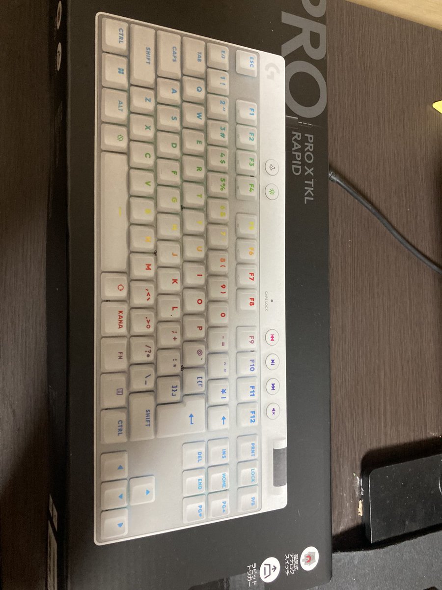 念願のラピトリキーボード⌨️