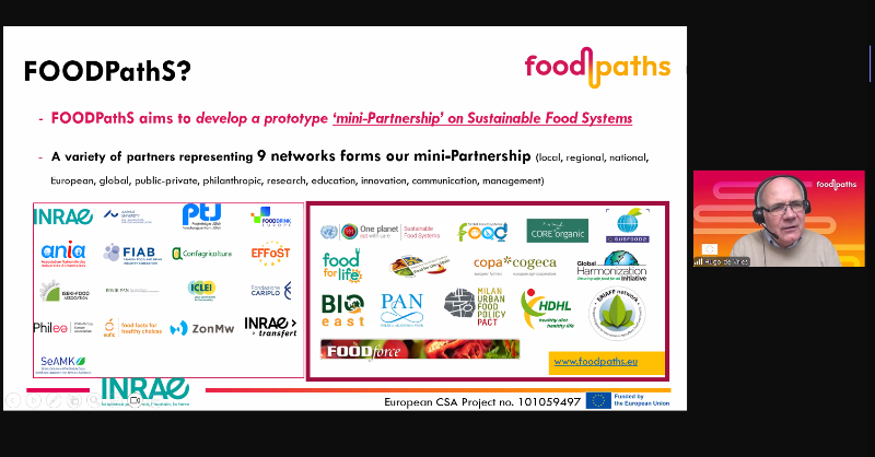 SciFoodHealth's tweet photo. 🎥 Missed the #FOODPathS webinar? Catch the recording now! 

You'll find inspiring #foodsystems cases from inclusive partnership models to local &amp; national action plans and initiatives that contribute to sustainable transformation globally. 

👇 Watch the recording here👇