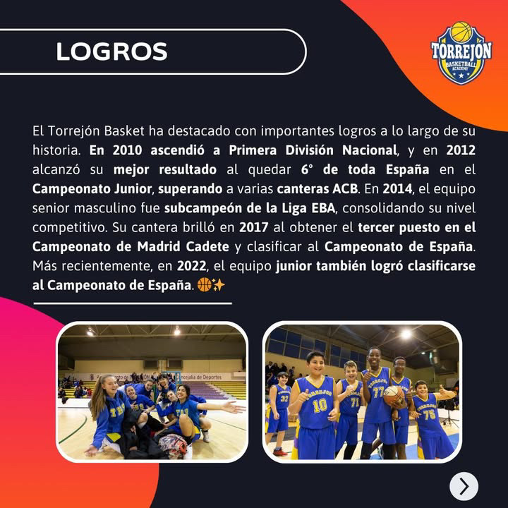 BasketTorrejon's tweet photo. ¡Somos el #SwishTeam de la semana!
Descubre la historia de @BasketTorrejon con los amigos de @SwishAllHoops 📲👀
Combinando formación local con un programa internacional único, impulsando a jóvenes talentos hacia la élite del baloncesto 🌍⛹️
#SomosTorrejon🔵💛 https://t.co/YISKDReBRw